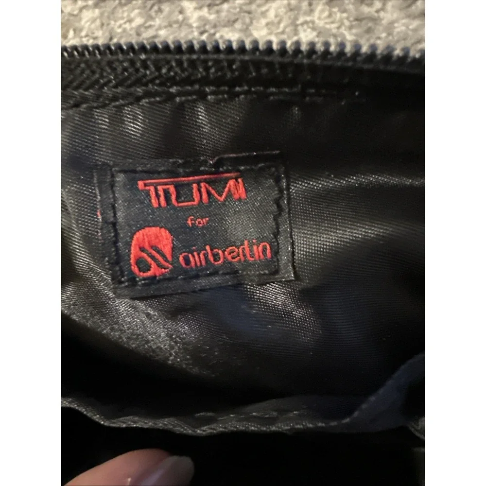 Tumi Black Accessory Pouch Cloth Airberlin Gently Used